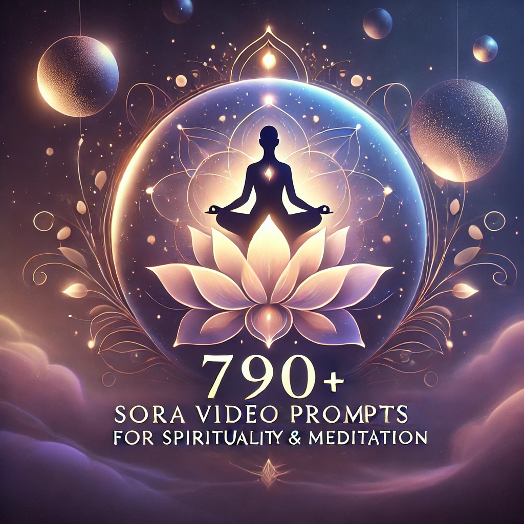 Sora Video Prompts for Spirituality & Meditation Scenes