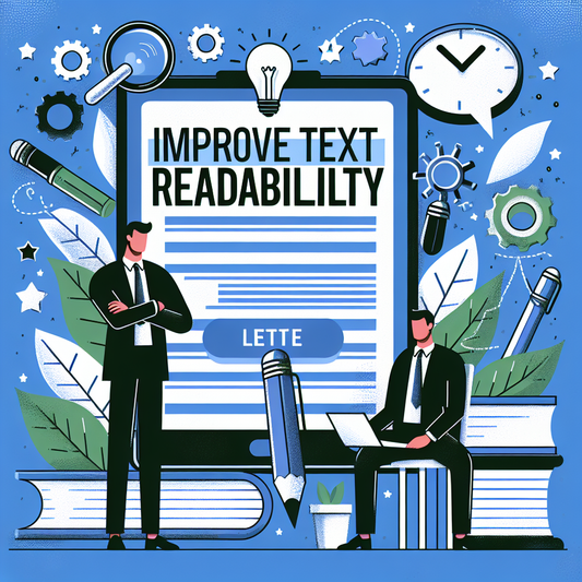 Improve Text Readability Plan