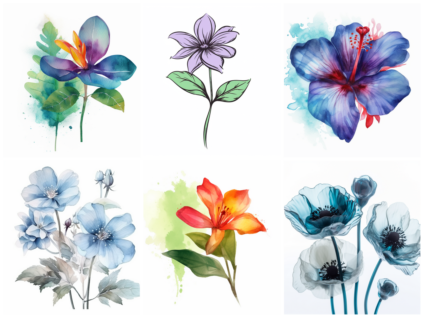 AI Midjourney Prompt for Floral Designs - 50 Pack