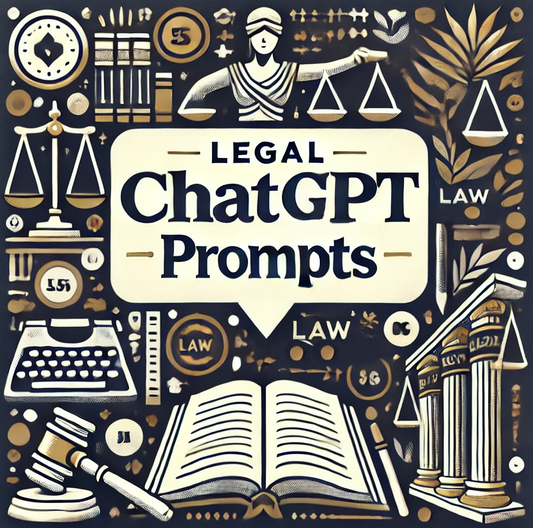 ChatGPT Legal Prompts | 50 Topics | Your Legal Toolkit to Empower and Elevate your Knowledge | Instant Digital Download |