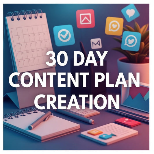 30 Day Content Plan Creation