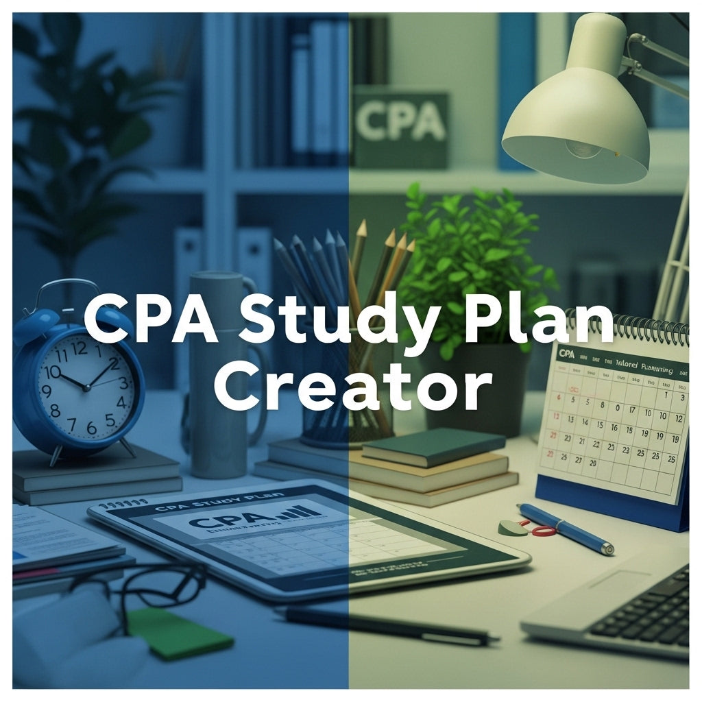 CPA Study Plan Creator