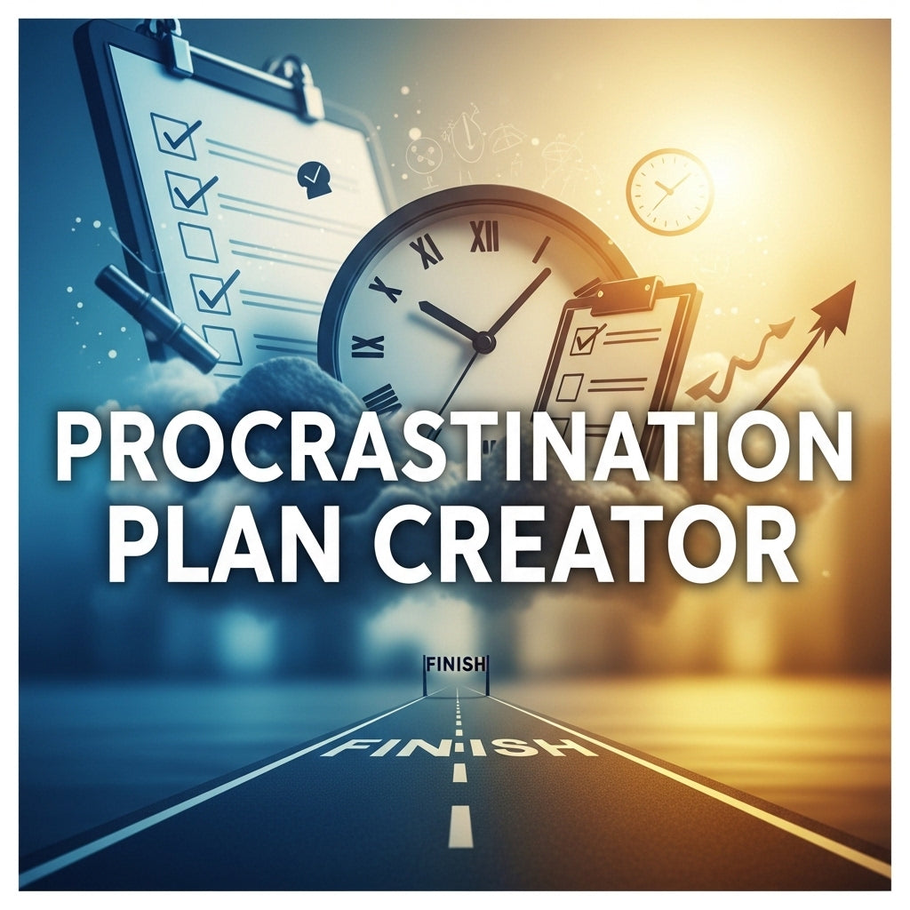 Procrastination Plan Creator
