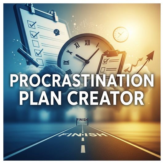 Procrastination Plan Creator