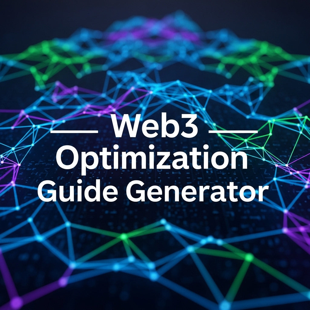 Web3 Optimization Guide Generator