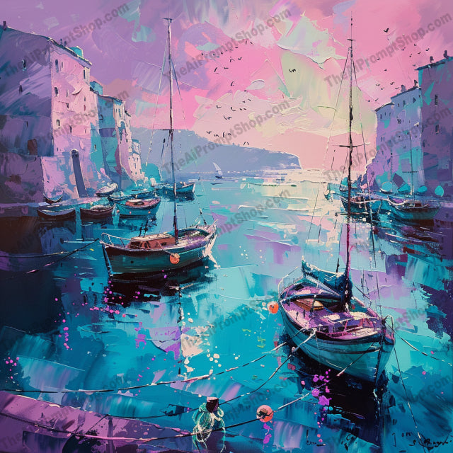 AI MidJourney Image Prompt, Vibrant Brushwork, 4747