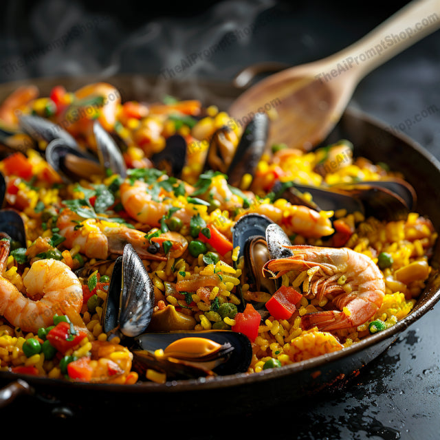 Delectable Gourmet Dishes AI MidJourney Image Prompt, 8884 Food, midjourney, gourmet, food, delicious, cooking, culinary, skillet, sizzling, steam, colorful, meat, seafood, vegetables, herbs, fine dining, appetizing, dishes, recipes, kitchen, chef, restaurant, meal, Midjourney, Ai, Ai Image Prompt, Image Prompt, Prompt