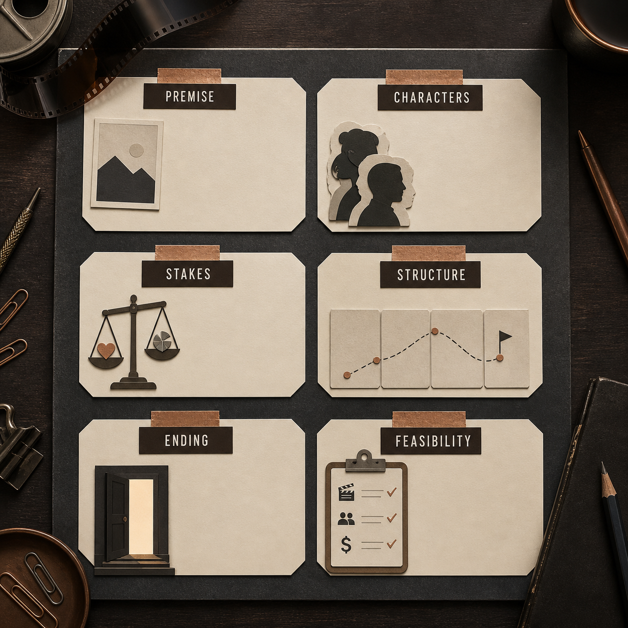 Film Script Outline Generator overview of the details used to shape the output