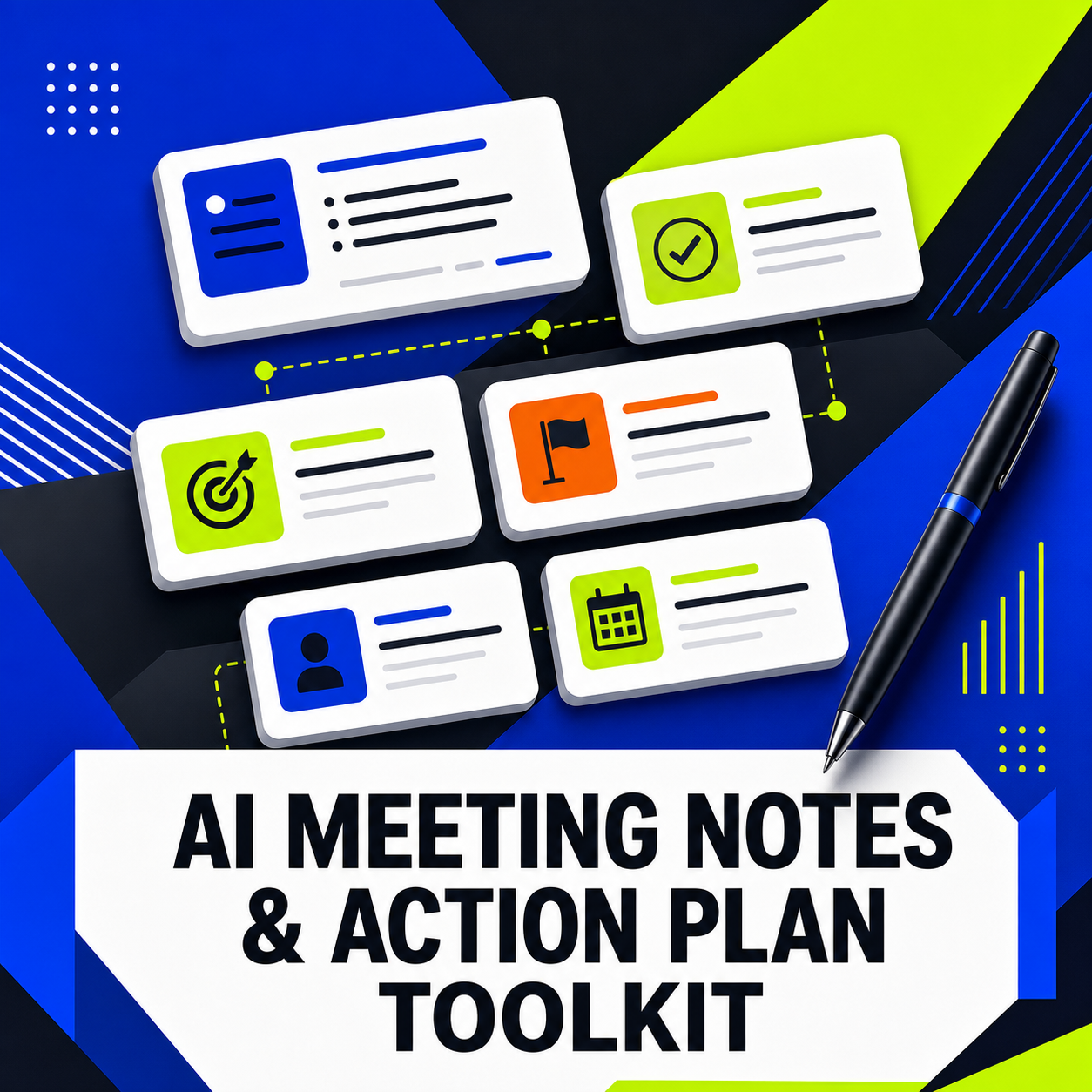 AI Meeting Notes & Action Plan Toolkit cover