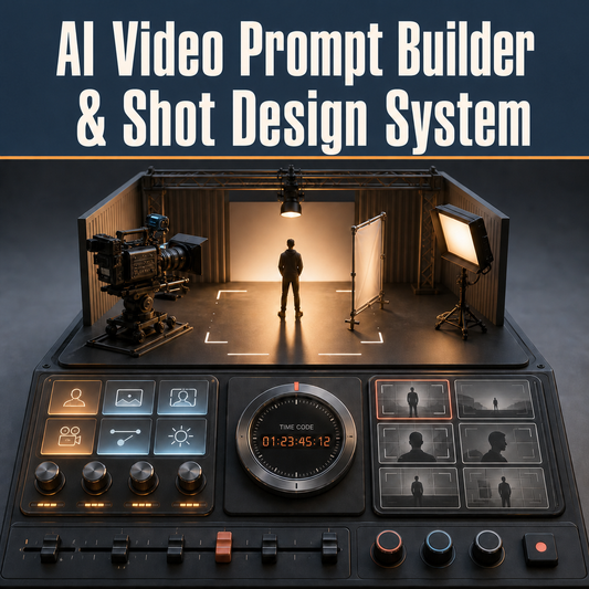 AI Video Prompt Builder & Shot Design System | AI Workflow Toolkit cover for planning the project