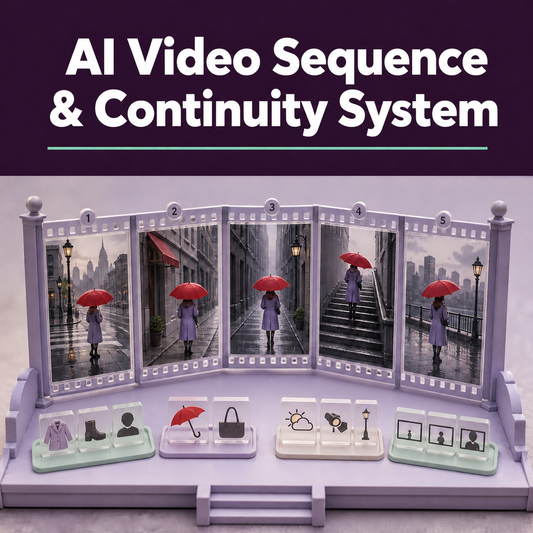AI Video Sequence & Continuity System | AI Workflow Toolkit cover for planning the project