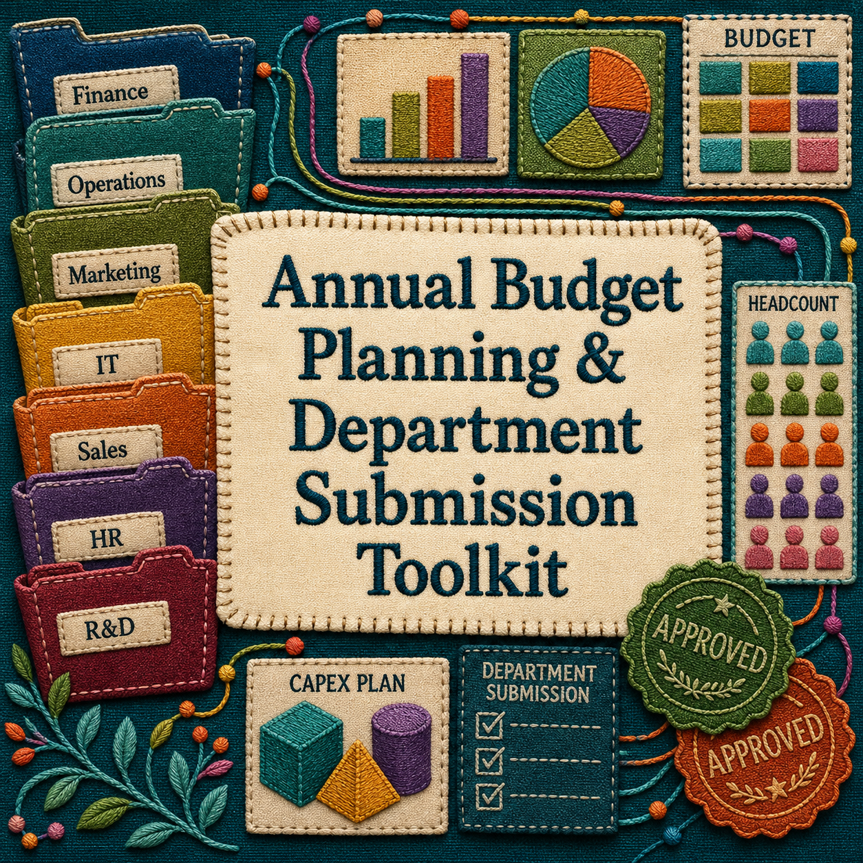 Annual Budget Planning and Department Submission Toolkit for coordinating assumptions, requests, reviews, and approvals.