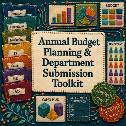 Annual Budget Planning and Department Submission Toolkit for coordinating assumptions, requests, reviews, and approvals.