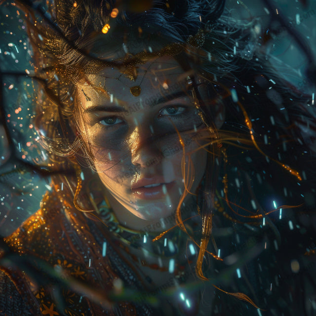 Mystic Forest Warrior AI MidJourney Image Prompt, 9573 Character Art, midjourney, mystic, forest, warrior, nature, serenity, power, human, strength, mystical, greenery, detailed, vibrant, rain, leaves, armor, rainforest, immersive, fantasy, epic, adventure, heroic, Midjourney, Ai, Ai Image Prompt, Image Prompt, Prompt