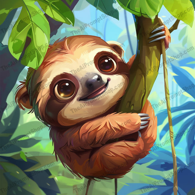 Cute Animals in Tropical Forest AI MidJourney Image Prompt, 9160 Animals, midjourney, cute animals, tropical forest, baby panda, colorful parrot, playful tiger, digital illustration, jungle animals, whimsical art, nature, kids illustration, jungle, adorable creatures, greenery, bright colors, happy animals, wildlife, forest, animated style, children's art, cartoon animals, Midjourney, Ai, Ai Image Prompt, Image Prompt, Prompt