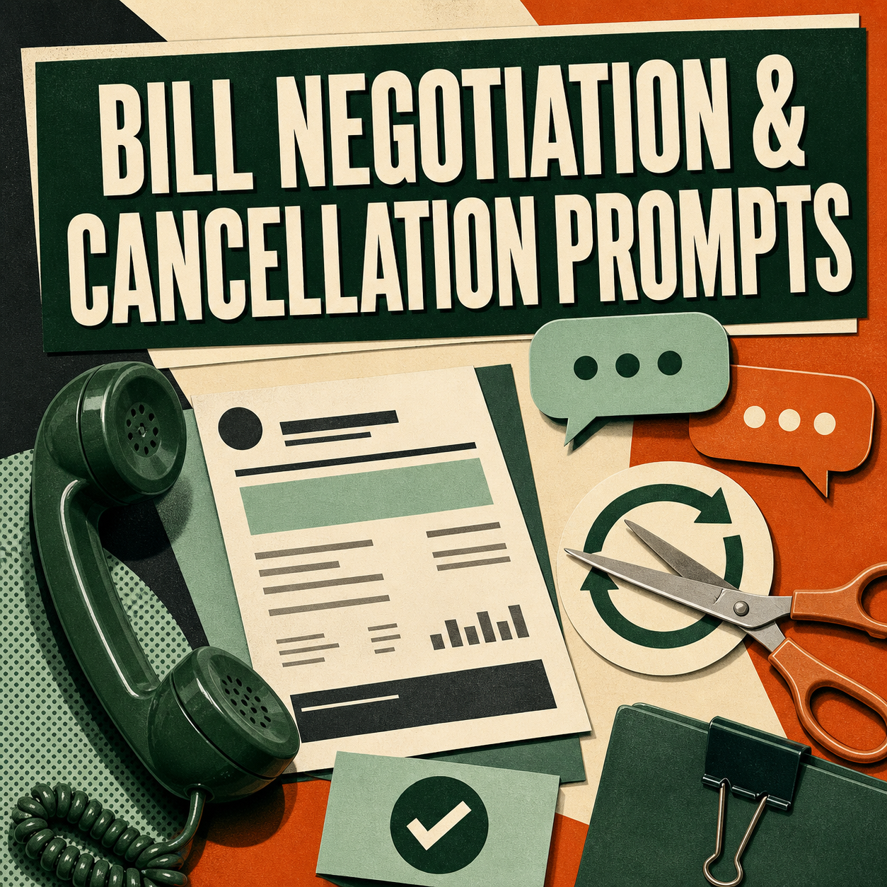 Bill Negotiation & Cancellation Prompts | Focused Prompt Pack cover