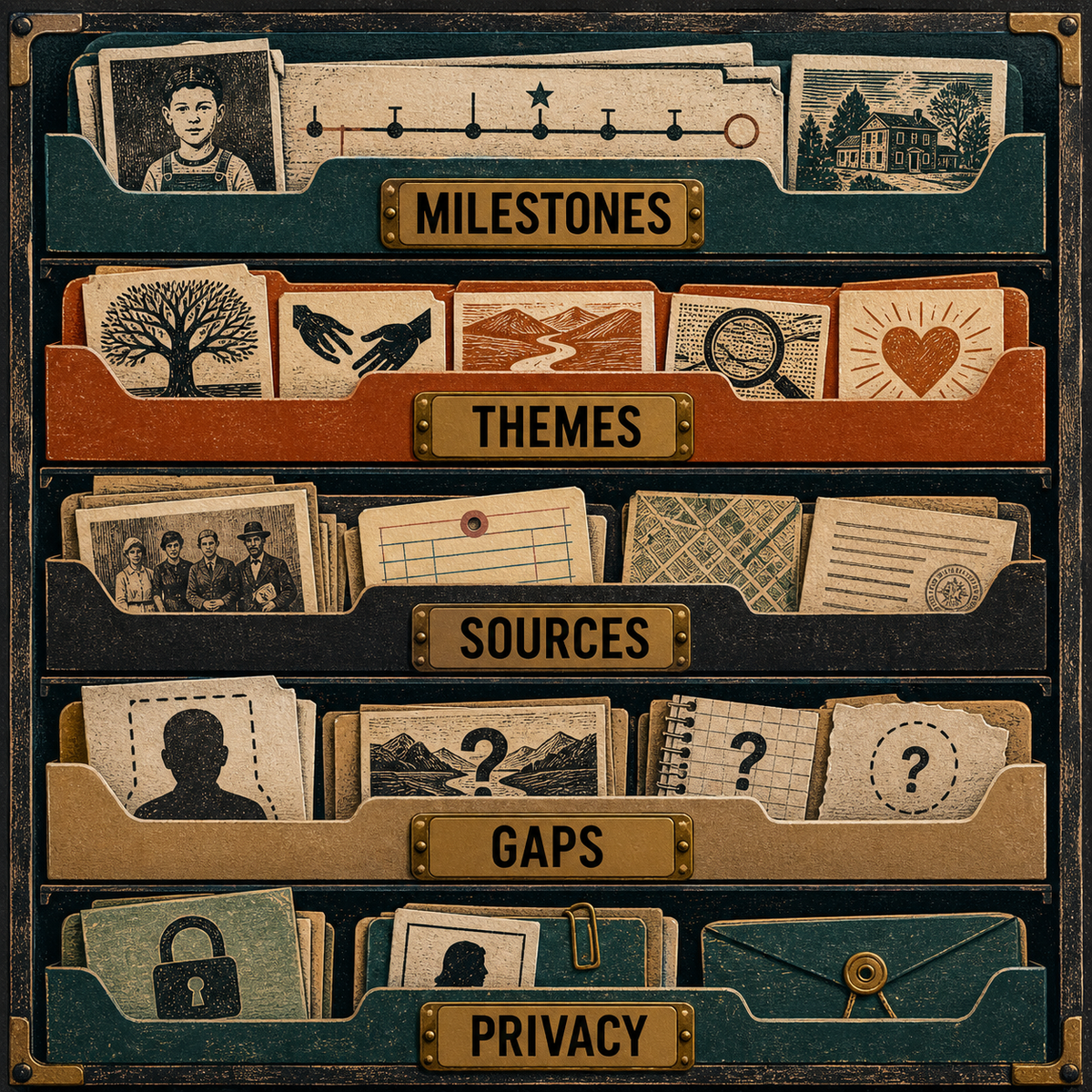 Biography Outline Generator overview of the details used to shape the output