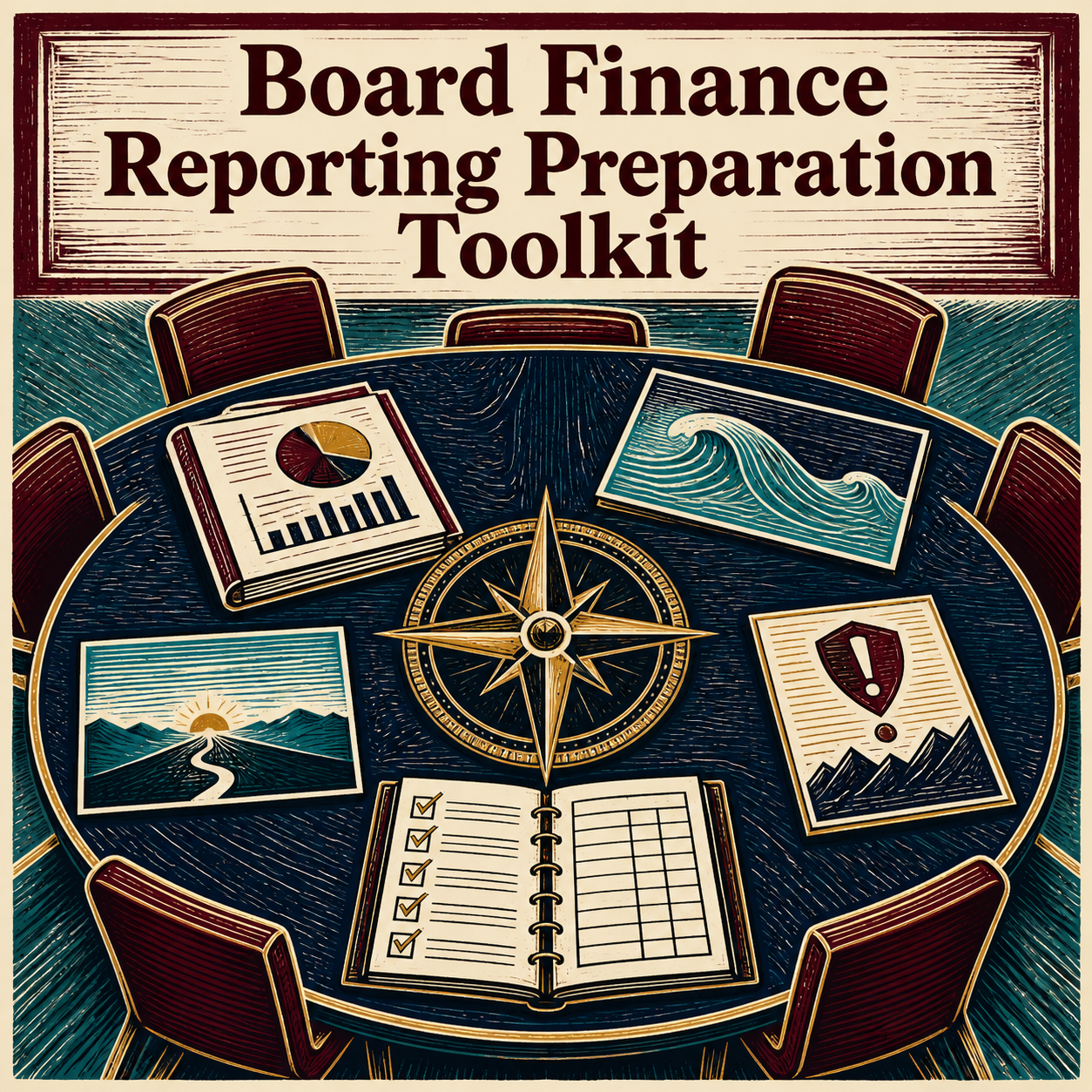 Board Finance Reporting Preparation Toolkit for building concise, traceable finance narratives, decisions, and follow-up.