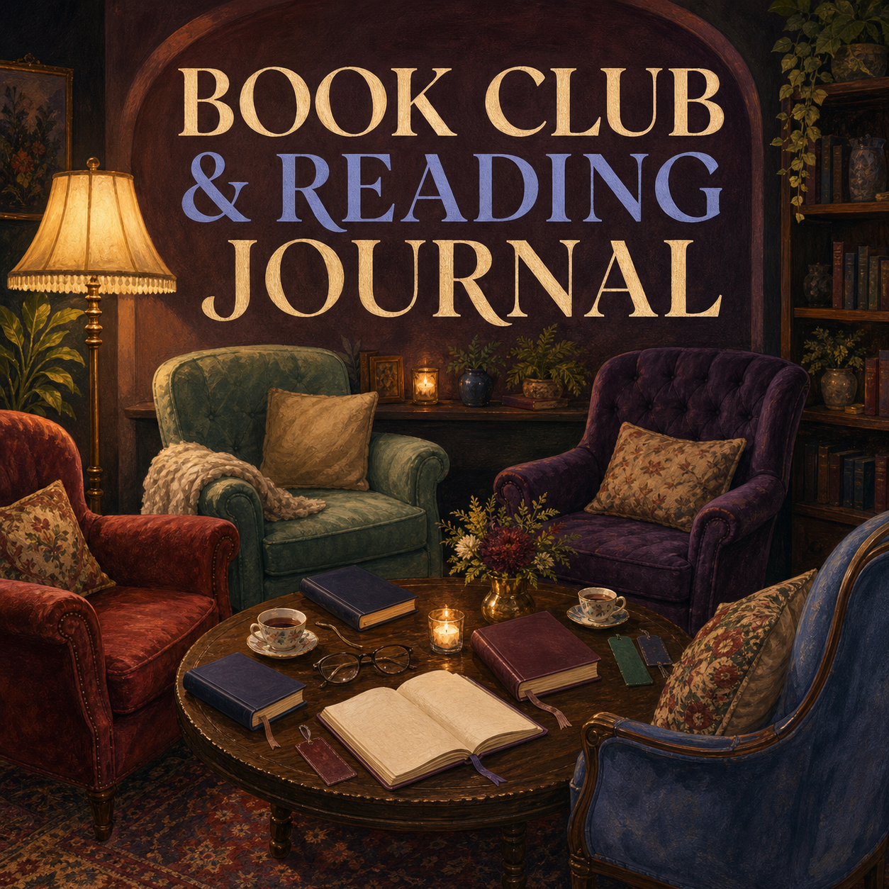 Book Club and Reading Journal for thoughtful reading, discussion, and book memories