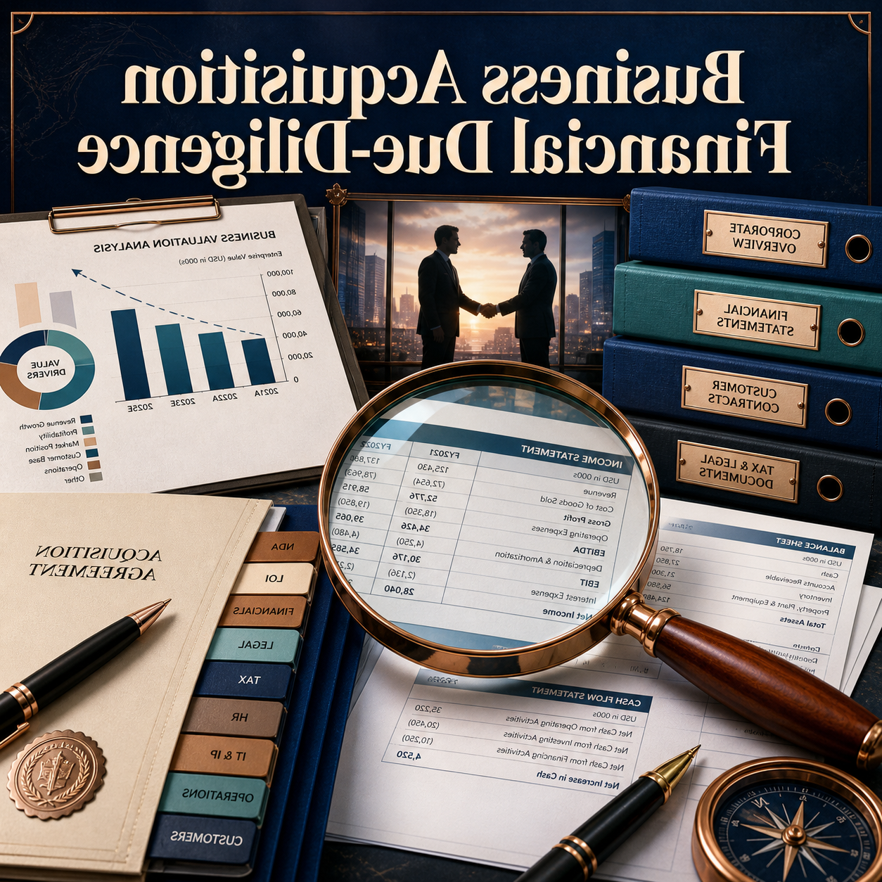 business acquisition financial due diligence organizer product image 2