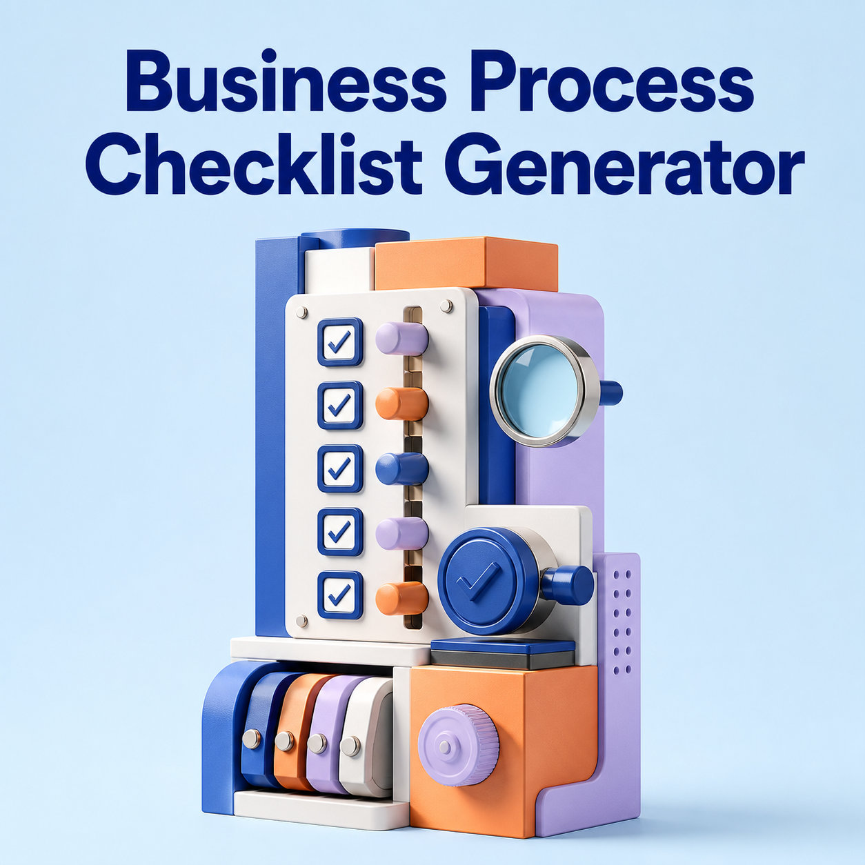 Business Process Checklist Generator | AI Prompt Tool cover for planning the project