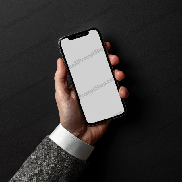 Smartphone Hand Mockup AI MidJourney Image Prompt, 8798 Futuristic, midjourney, smartphone, hand mockup, phone in hand, app presentation, app showcase, modern mockup, design portfolio, screen display, mobile UI, product display, device mockup, pink background, purple background, blue background, black background, modern design, clean mockup, realistic mockup, user interface, technology display, Midjourney, Ai, Ai Image Prompt, Image Prompt, Prompt