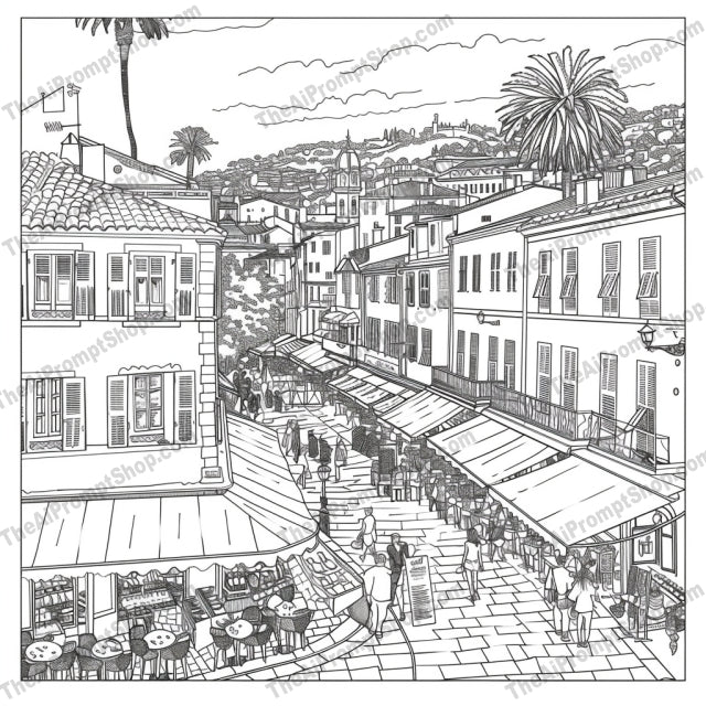 European Cityscapes Coloring Page AI MidJourney Image Prompt, 8901 Coloring Pages, midjourney, European cityscapes, coloring page, detailed illustration, architecture, urban scene, street life, tramways, historic buildings, charming alleys, coloring enthusiasts, art lovers, sketch, line art, travel inspiration, cultural heritage, city charm, vintage vibe, artistic expression, pen and ink, metropolitan, Midjourney, Ai, Ai Image Prompt, Image Prompt, Prompt