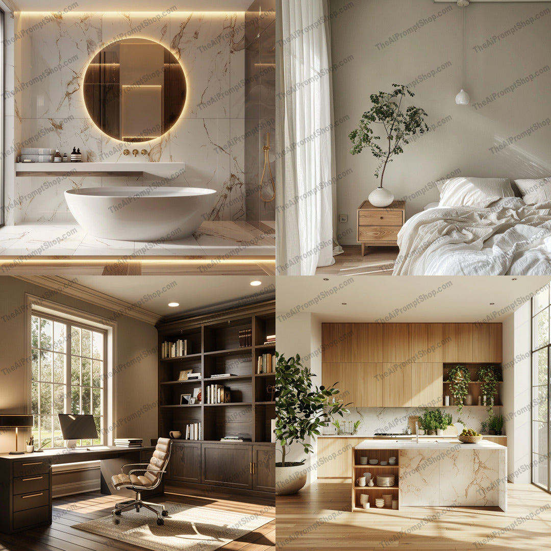 Modern Interior Design AI MidJourney Image Prompt, 9147 – The AI Prompt ...