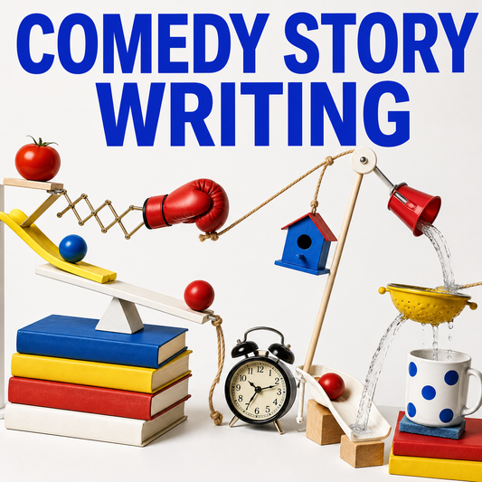 Comedy Story Writing focused prompt pack cover