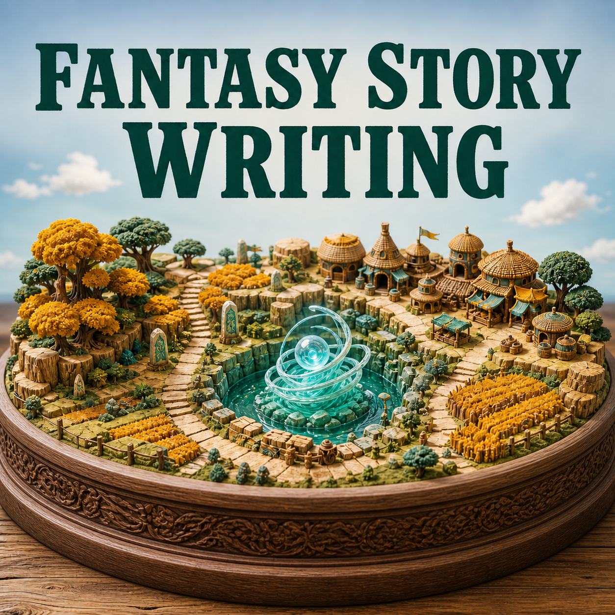 Fantasy Story Writing focused prompt pack cover