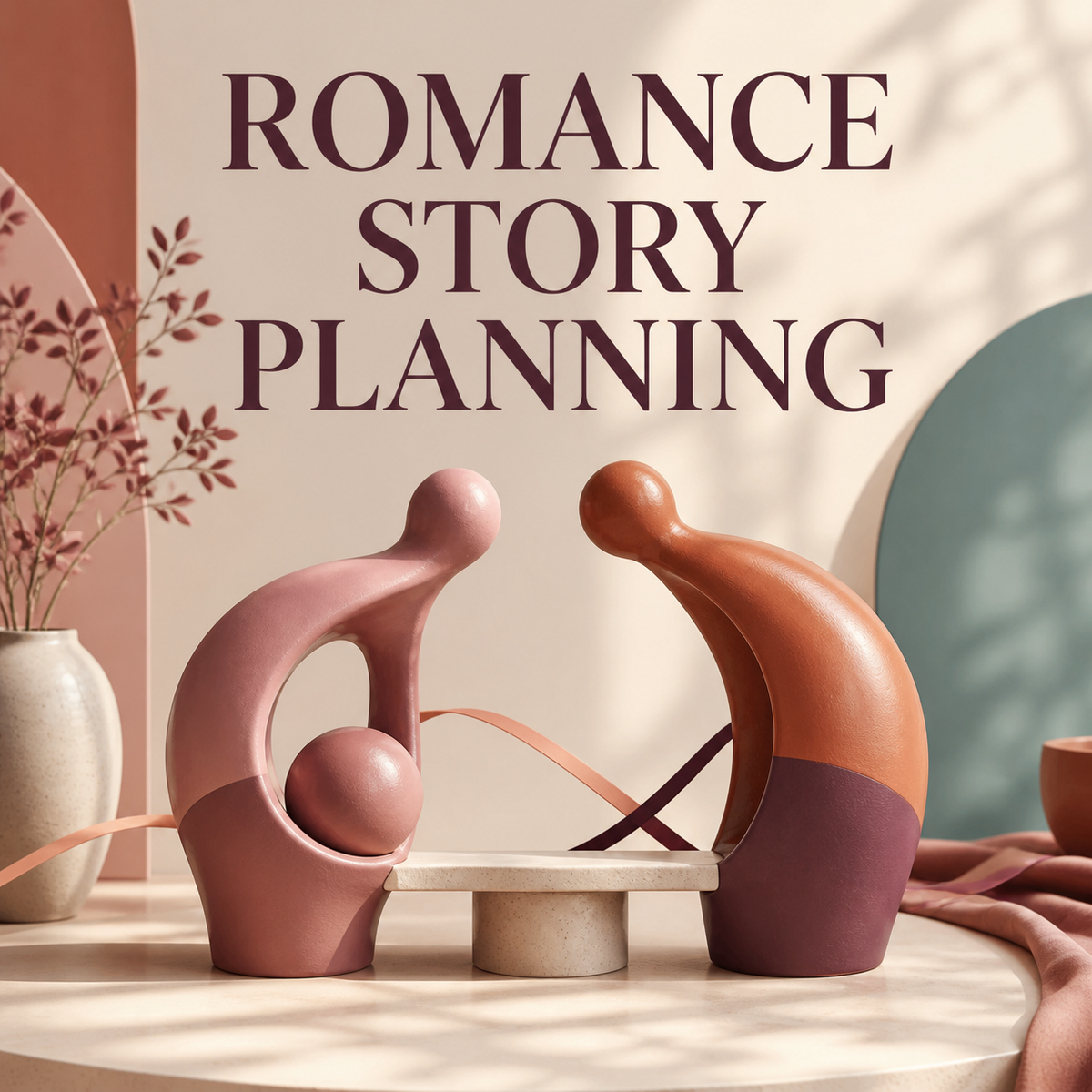 Romance Story Planning focused prompt pack cover