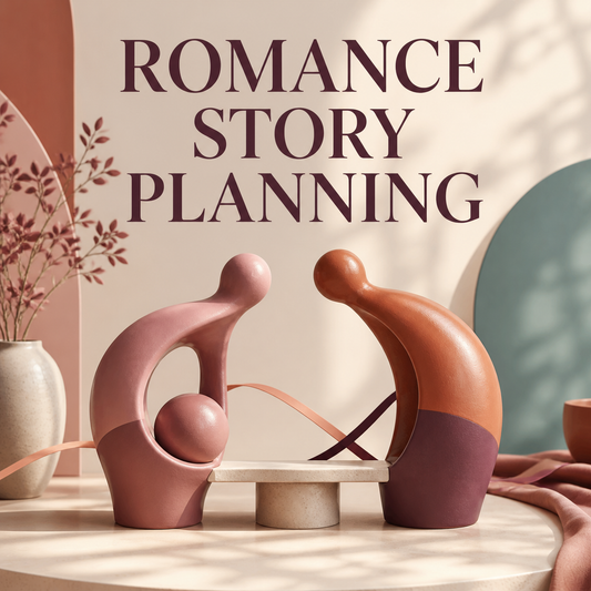 Romance Story Planning focused prompt pack cover
