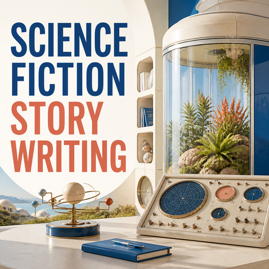 Science Fiction Story Writing focused prompt pack cover