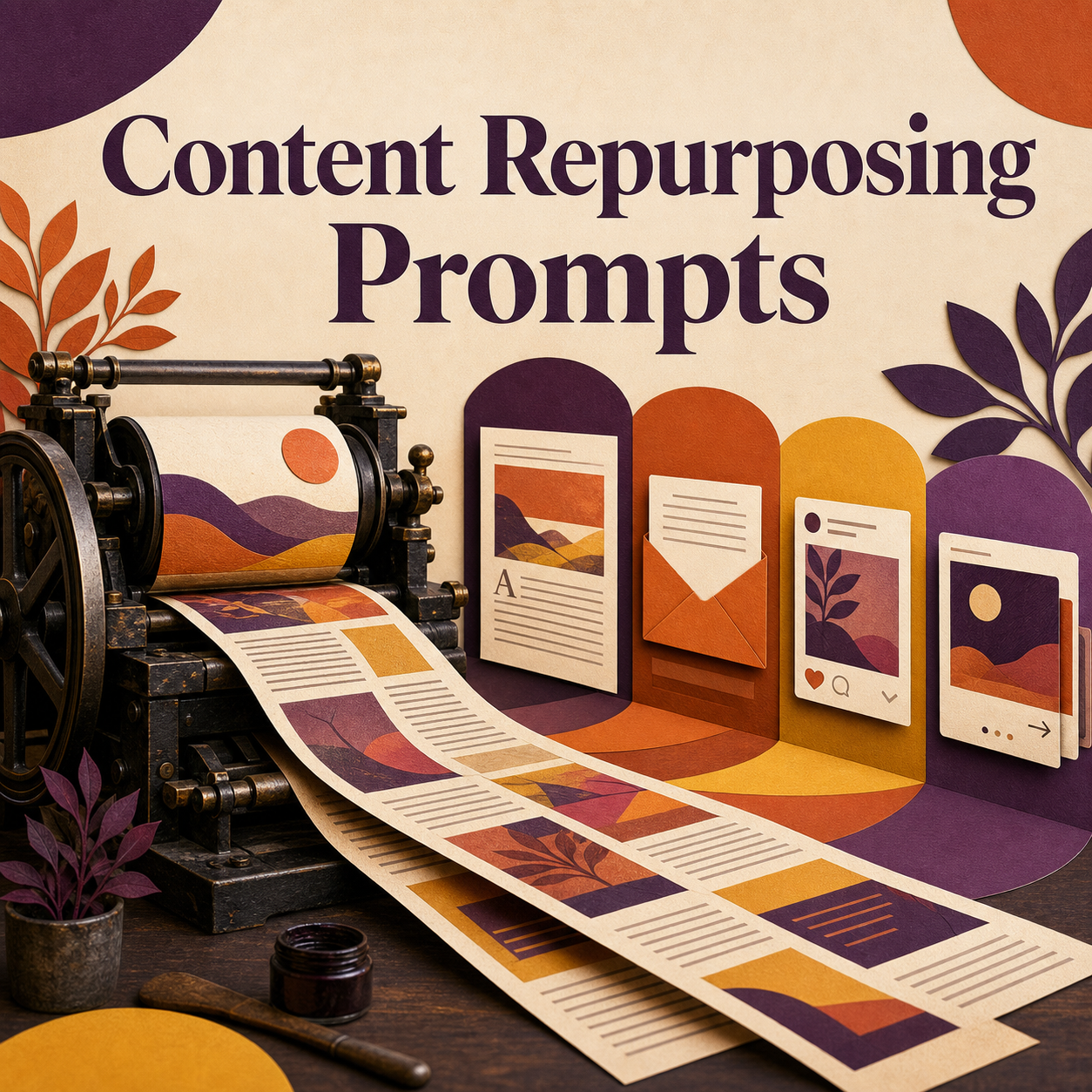 Content Repurposing Prompts | Focused Prompt Pack cover
