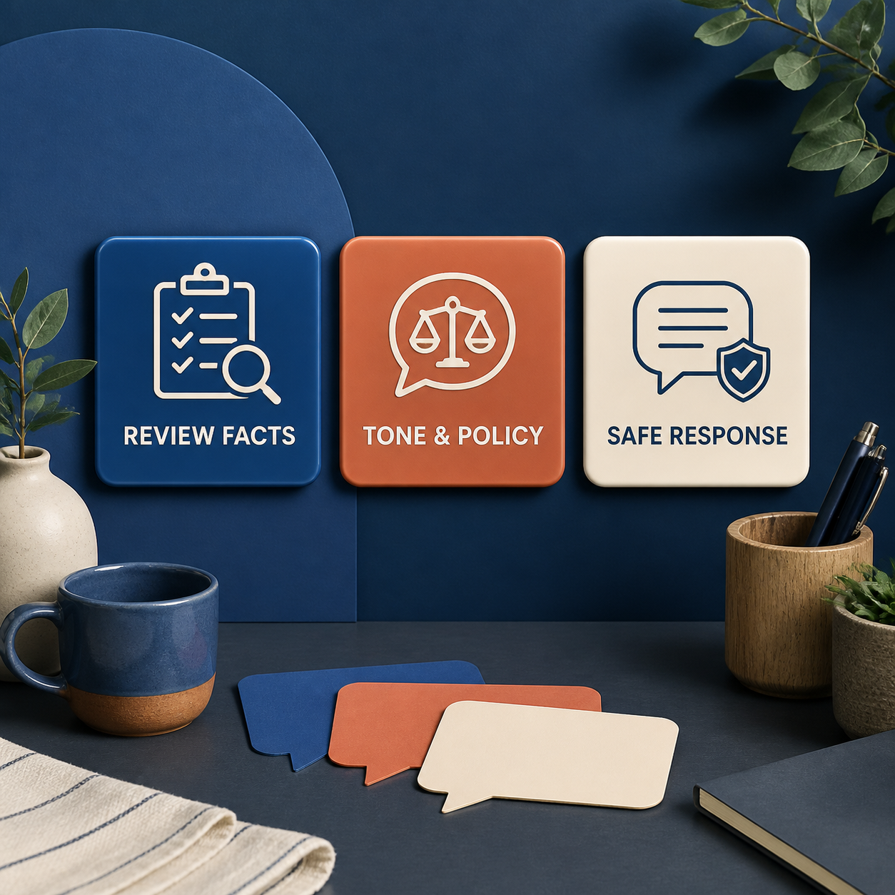 Customer Review Response Generator | AI Prompt Tool illustrated contents overview