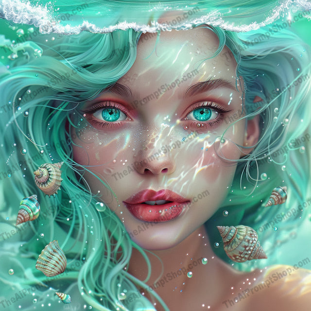 Fantasy Dreamscapes Whimsical Portrait Art AI MidJourney Image Prompt, 8096