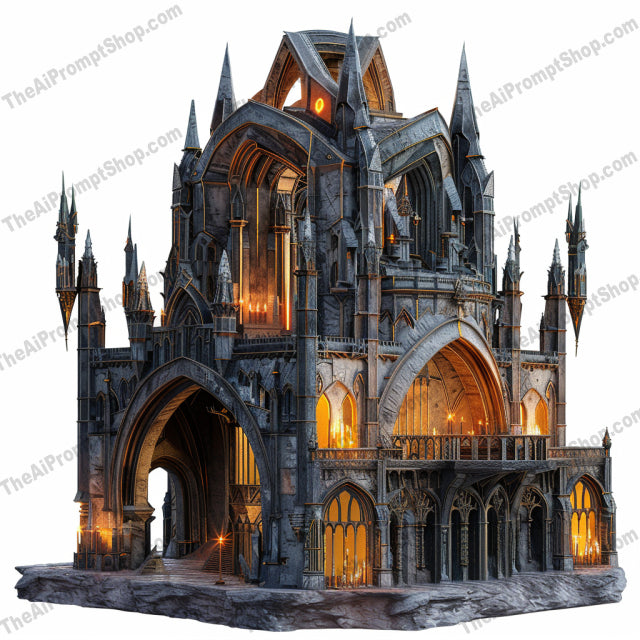 Gothic Fantasy Architectural Illustrations AI MidJourney Image Prompt, 9153 Fantasy, midjourney, Gothic, Fantasy, Castle, Architecture, Mystical, Ornate, Detailed, Dark Fantasy, Illustration, Building, Structure, Gothic Architecture, Historic, Fantasy World, Magical, Enchanted, Spooky, Fairytale, Gothic Castle, Art, Midjourney, Ai, Ai Image Prompt, Image Prompt, Prompt