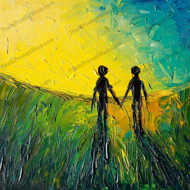 Abstract Couple Artwork AI MidJourney Image Prompt, 8305abstract art, abstract composition, abstract love, Ai, Ai Image Prompt, art collection, art styles, artistic depiction, colorful artwork, couple in love, creative painting, emotional art, expressive brushstrokes, fine art, Image Prompt, Landscapes & Paintings, midjourney, modern art, Prompt, romance, romantic couple, romantic settings, textural elements, textured painting, vibrant colors, vivid colors