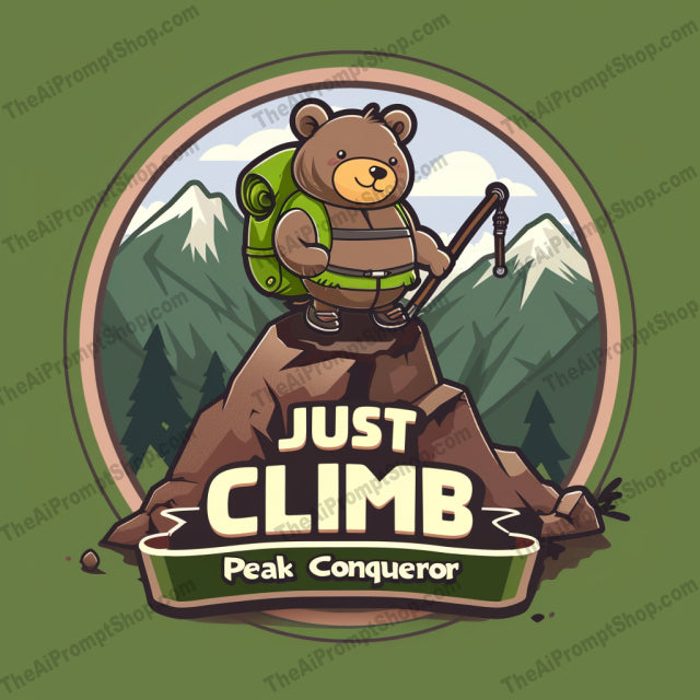 Adventure Animals Just Climb Series AI MidJourney Image Prompt, 9000 Animals, midjourney, adventure, animals, mountain climbing, outdoors, exploration, motivation, fun, vibrant, cheerful, detailed, creative, cartoon, illustration, badge, character, design, inspiration, wildlife, nature, emblem, sport, Midjourney, Ai, Ai Image Prompt, Image Prompt, Prompt