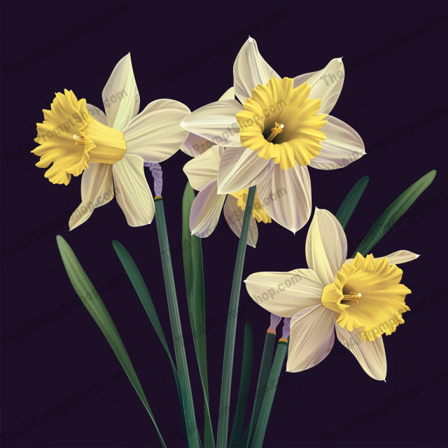 Vibrant Floral Art AI MidJourney Image Prompt, 9621 — A stunning floral art piece showcasing the beauty of nature with vivid, lifelike details — product preview image 1