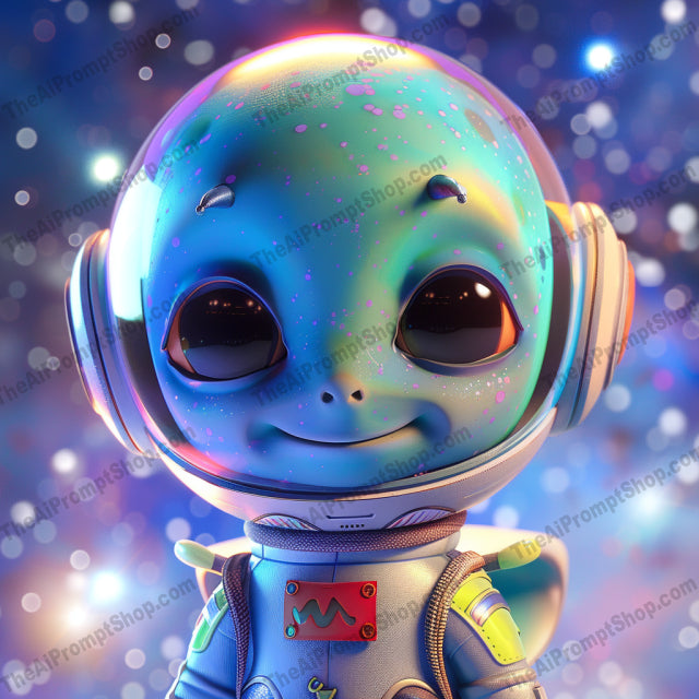 Cute Character Artwork AI MidJourney Image Prompt, 9605 — This image features adorable and charming 3D character designs, showcasing a delightful dragon in a… — product preview image 2
