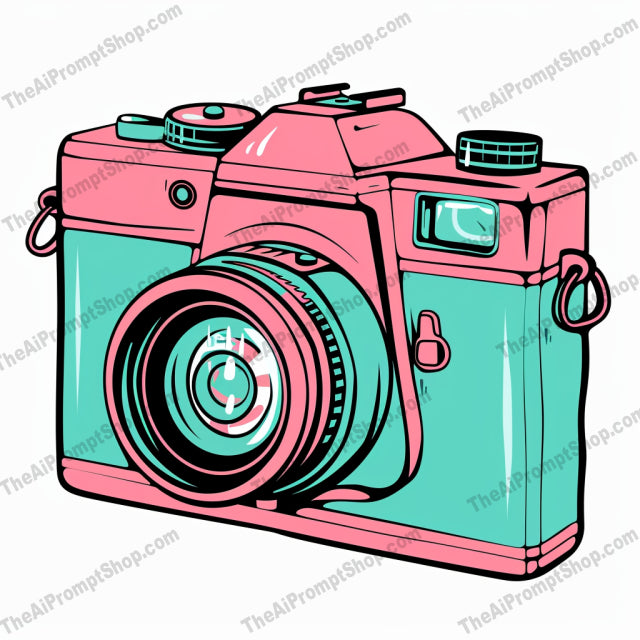 Retro Illustrations AI MidJourney Image Prompt, 9601 — A vibrant and colorful illustration in a retro style, featuring everyday objects such as a… — product preview image 3