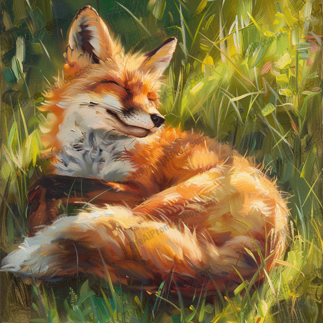 Cozy Wilderness Friends AI MidJourney Image Prompt, 9607 — A charming and heartwarming illustration showcasing various animals in a serene, natural setting — product preview image 2