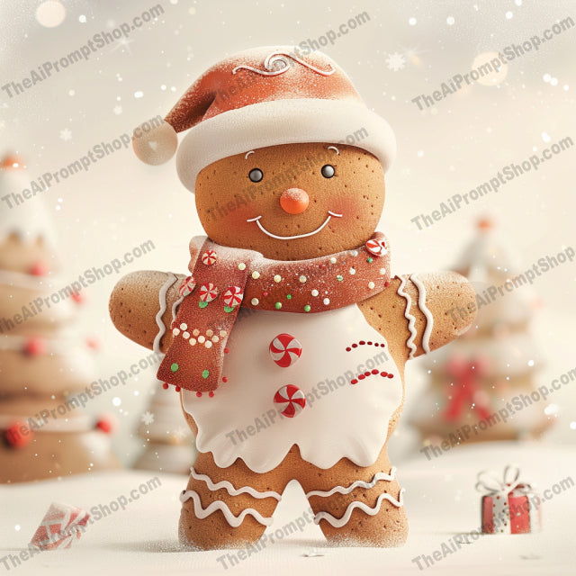 Cute Holiday Characters AI MidJourney Image Prompt, 8825 Animation & Cartoons, midjourney, holiday, Christmas, cute, festive, illustration, character, gingerbread, penguin, deer, snow, winter, holiday season, Christmas decoration, adorable, whimsical, cozy, holiday spirit, cartoon, art, Christmas card, Midjourney, Ai, Ai Image Prompt, Image Prompt, Prompt