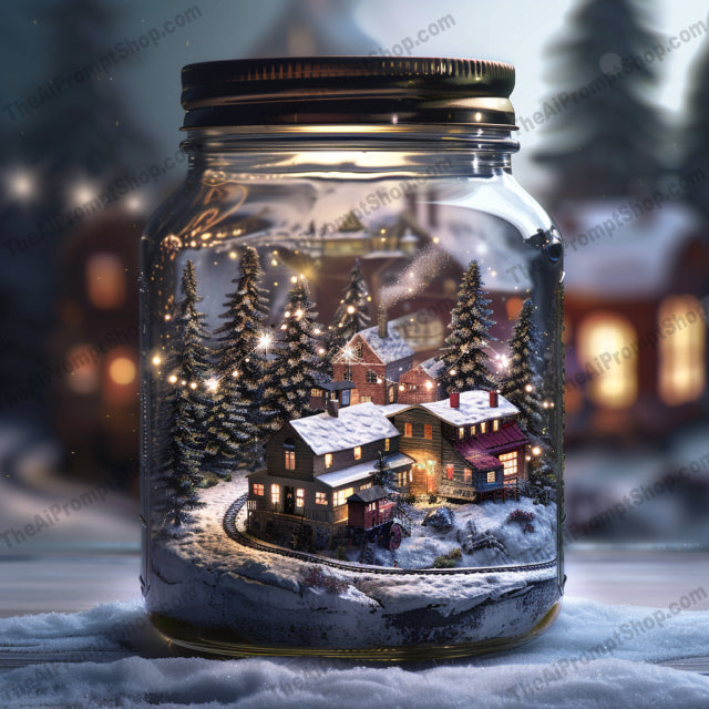 Whimsical Jar Worlds AI MidJourney Image Prompt, 9046 Landscapes & Paintings, midjourney, whimsical, jar, world, nature, cityscape, fantasy, magical, intricate, imagination, ambiance, miniature, dreamlike, creative, artistic, decorative, unique, enchanting, scenic, captivating, mystical, Midjourney, Ai, Ai Image Prompt, Image Prompt, Prompt