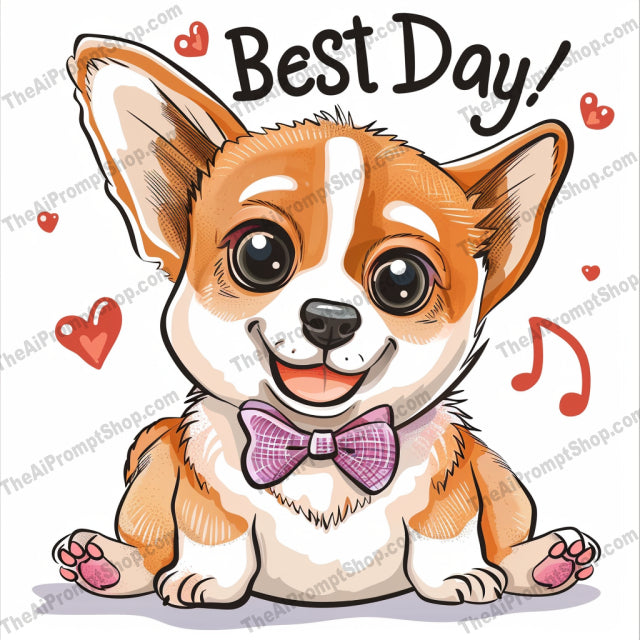 Cute Puppy Cartoon Art AI MidJourney Image Prompt, 8763 Animals, midjourney, cute, puppy, cartoon, dog, illustration, adorable, playful, happy, art, kawaii, animal, breed, sweet, joyful, funny, love, smiling, heartwarming, whimsical, charming, Midjourney, Ai, Ai Image Prompt, Image Prompt, Prompt