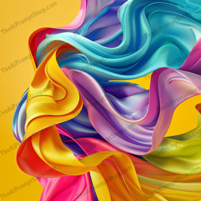 Abstract Art with Colorful Crystals and Swirling Ribbons AI MidJourney Image Prompt, 9126 Patterns & Wallpapers, midjourney, abstract, crystals, swirling ribbons, vibrant, dynamic, colorful, modern art, creativity, energy, radiant background, artistic, decorative, bright, gemstones, flowing, contemporary art, visual art, stylish, unique, exquisite, Midjourney, Ai, Ai Image Prompt, Image Prompt, Prompt