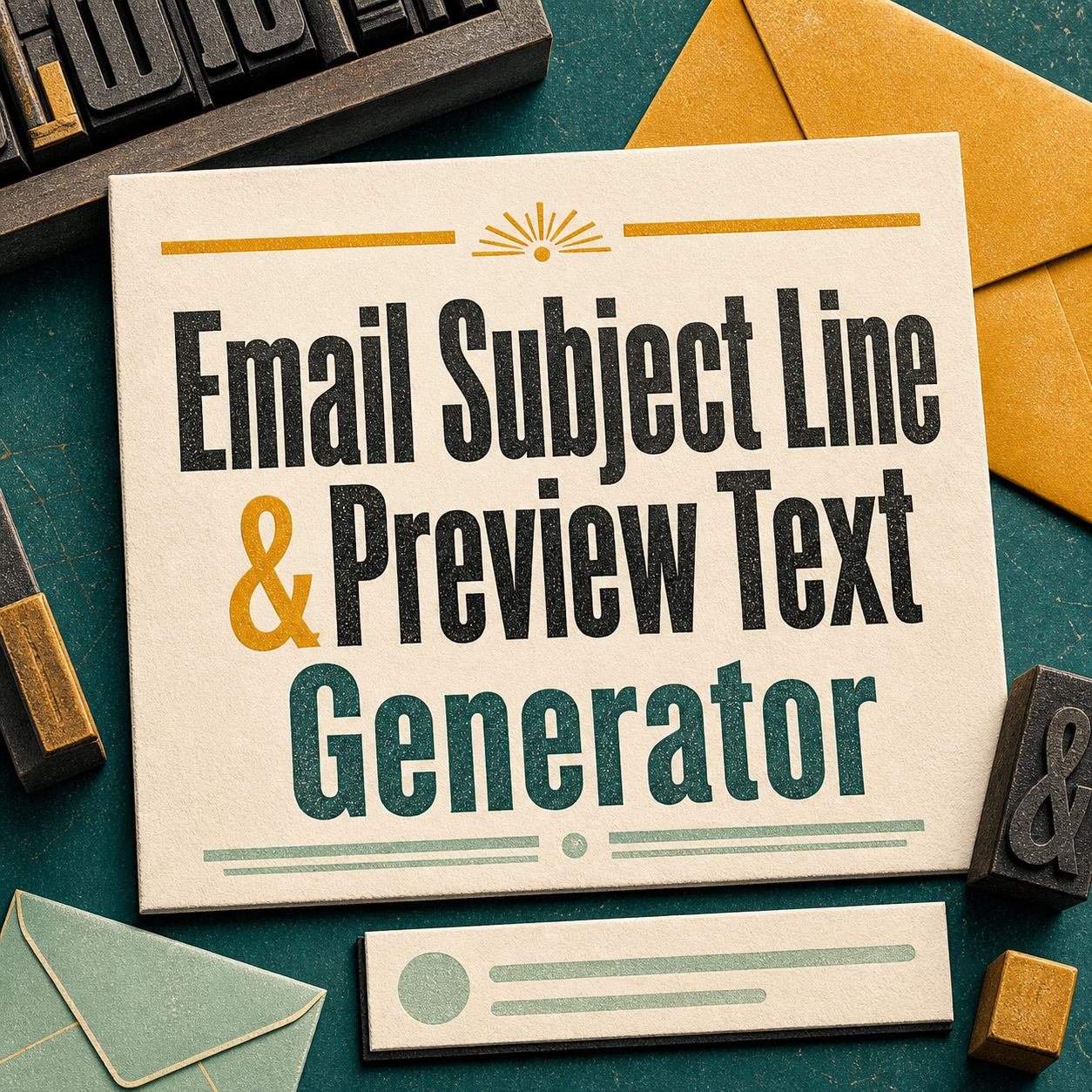 Email Subject Line & Preview Text Generator | AI Prompt Tool cover for planning the project