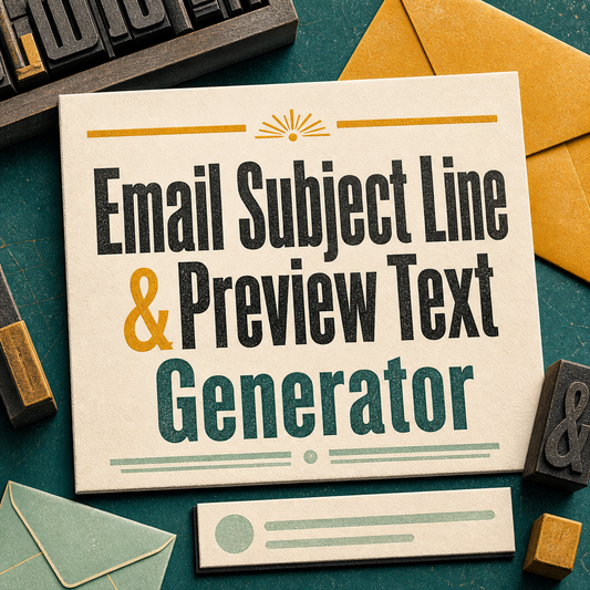 Email Subject Line & Preview Text Generator | AI Prompt Tool cover for planning the project