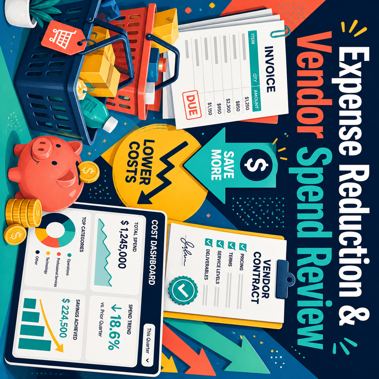 expense reduction vendor spend review workbook product image 3